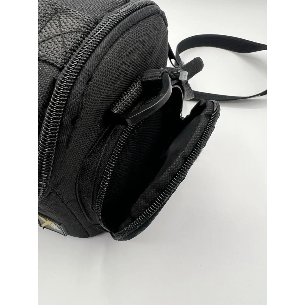 Deluxe Digital Photo Video Camera Camcorder Padded Carrying Case Black